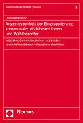 E-Book (pdf) Angemessenheit der Eingruppierung kommunaler Wahlbeamtinnen und Wahlbeamter von Christoph Brüning