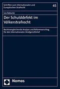 E-Book (pdf) Der Schulddefekt im Völkerstrafrecht von Lea Babucke