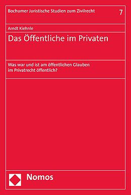 E-Book (pdf) Das Öffentliche im Privaten von Arndt Kiehnle