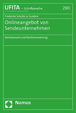 E-Book (pdf) Onlineangebot von Sendeunternehmen von Friederike Schulte zu Sundern