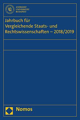 E-Book (pdf) Jahrbuch für Vergleichende Staats- und Rechtswissenschaften - 2018/2019 von 