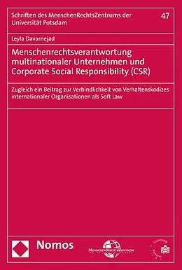 E-Book (pdf) Menschenrechtsverantwortung multinationaler Unternehmen und Corporate Social Responsibility (CSR) von Leyla Davarnejad
