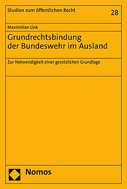 E-Book (pdf) Grundrechtsbindung der Bundeswehr im Ausland von Maximilian Link