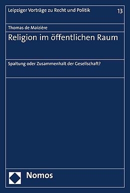 E-Book (pdf) Religion im öffentlichen Raum von Thomas de Maizière