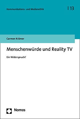 E-Book (pdf) Menschenwürde und Reality TV von Carmen Krämer