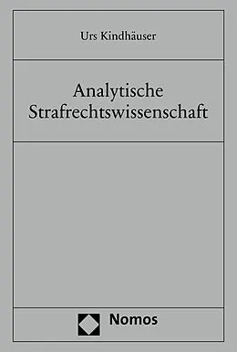 E-Book (pdf) Analytische Strafrechtswissenschaft von Urs Kindhäuser