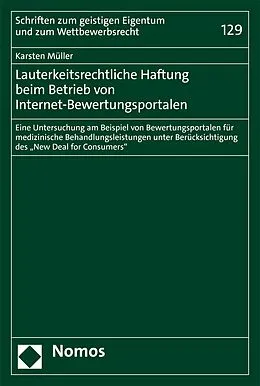 E-Book (pdf) Lauterkeitsrechtliche Haftung beim Betrieb von Internet-Bewertungsportalen von Karsten Müller