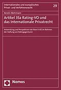 E-Book (pdf) Artikel 35a Rating-VO und das Internationale Privatrecht von Kerstin Mehrmann