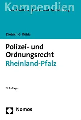 E-Book (pdf) Polizei- und Ordnungsrecht Rheinland-Pfalz von Dietrich G. Rühle