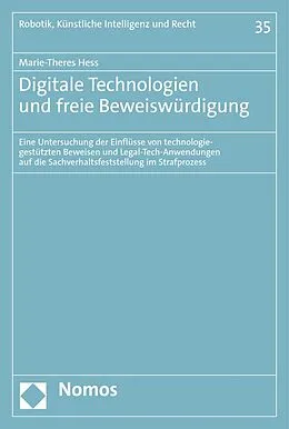 E-Book (pdf) Digitale Technologien und freie Beweiswürdigung von Marie-Theres Hess