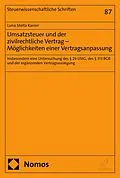 E-Book (pdf) Umsatzsteuer und der zivilrechtliche Vertrag  Möglichkeiten einer Vertragsanpassung von Luna Stella Karrer
