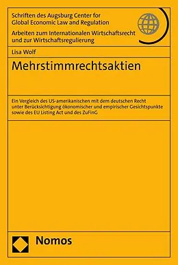 E-Book (pdf) Mehrstimmrechtsaktien von Lisa Wolf