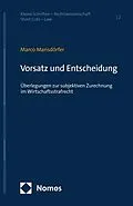 E-Book (pdf) Vorsatz und Entscheidung von Marco Mansdörfer
