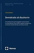 E-Book (pdf) Demokratie als Bauherrin von Ulrich Battis