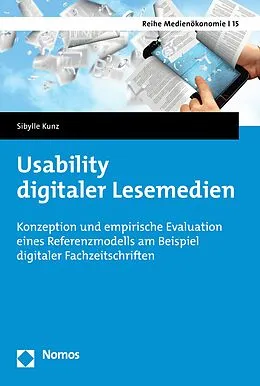 E-Book (pdf) Usability digitaler Lesemedien von Sibylle Kunz