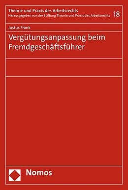 E-Book (pdf) Vergütungsanpassung beim Fremdgeschäftsführer von Justus Frank