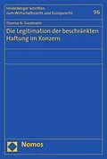E-Book (pdf) Die Legitimation der beschränkten Haftung im Konzern von Theresa N. Trautmann