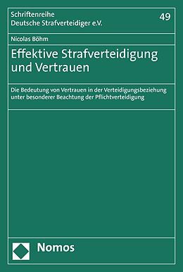 E-Book (pdf) Effektive Strafverteidigung und Vertrauen von Nicolas Böhm