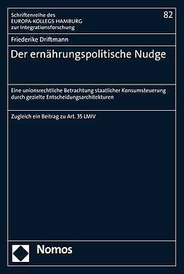 E-Book (pdf) Der ernährungspolitische Nudge von Friederike Driftmann