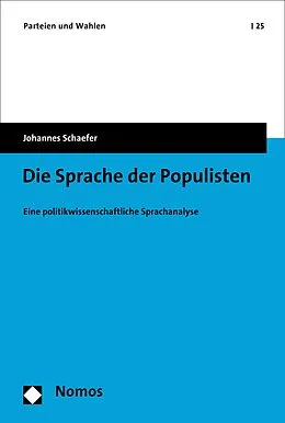 E-Book (pdf) Die Sprache der Populisten von Johannes Schaefer