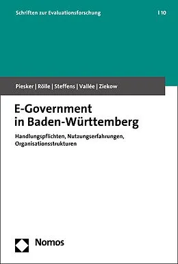 E-Book (pdf) E-Government in Baden-Württemberg von Axel Piesker, Daniel Rölle, Carolin Steffens
