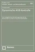 E-Book (pdf) Dynamische AGB-Kontrolle von Christian Hess