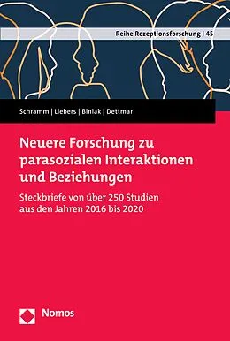 E-Book (pdf) Neuere Forschung zu parasozialen Interaktionen und Beziehungen von Holger Schramm, Nicole Liebers, Laurenz Biniak