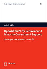 eBook (pdf) Opposition Party Behavior and Minority Government Support de Melanie Müller