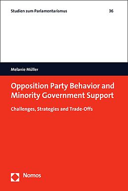 eBook (pdf) Opposition Party Behavior and Minority Government Support de Melanie Müller