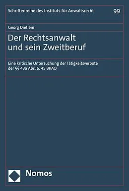 E-Book (pdf) Der Rechtsanwalt und sein Zweitberuf von Georg Dietlein