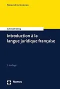 E-Book (pdf) Introduction à la langue juridique française von Christine Schmidt-König