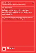 E-Book (pdf) Erfolgsbedingungen innovativer Beteiligungsverfahren in modernen Demokratien von Sina Maria Kemper