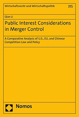 E-Book (pdf) Public Interest Considerations in Merger Control von Qian Li