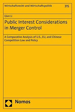 E-Book (pdf) Public Interest Considerations in Merger Control von Qian Li