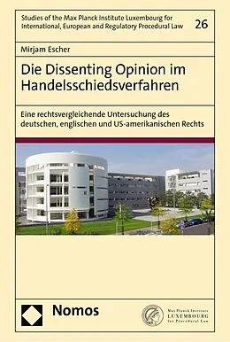 E-Book (pdf) Die Dissenting Opinion im Handelsschiedsverfahren von Mirjam Escher