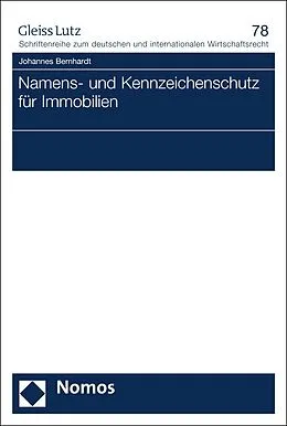 E-Book (pdf) Namens- und Kennzeichenschutz für Immobilien von Johannes Bernhardt