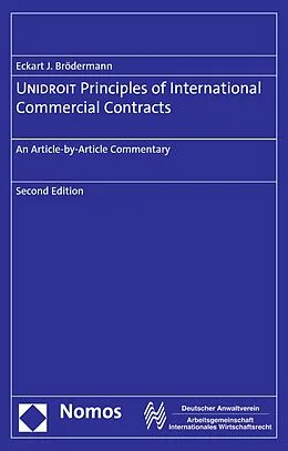 E-Book (pdf) UNIDROIT Principles of International Commercial Contracts von Eckart J. Brödermann