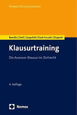 E-Book (pdf) Klausurtraining von Walter Boeckh, Andreas Gietl, Alexander M.H. Längsfeld