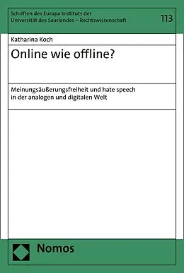 E-Book (pdf) Online wie offline? von Katharina Koch