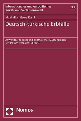 E-Book (pdf) Deutsch-türkische Erbfälle von Maximilian Georg Koehl