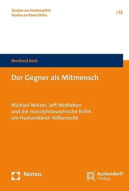 E-Book (pdf) Der Gegner als Mitmensch von Bernhard Koch