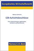 E-Book (pdf) EZB-Aufsichtsbeschlüsse von Markus Gentzsch
