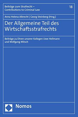 E-Book (pdf) Der Allgemeine Teil des Wirtschaftsstrafrechts von 