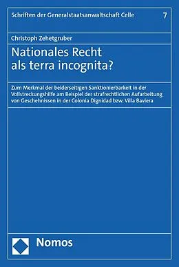 E-Book (pdf) Nationales Recht als terra incognita? von Christoph Zehetgruber