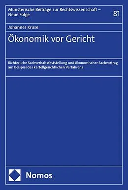 E-Book (pdf) Ökonomik vor Gericht von Johannes Kruse