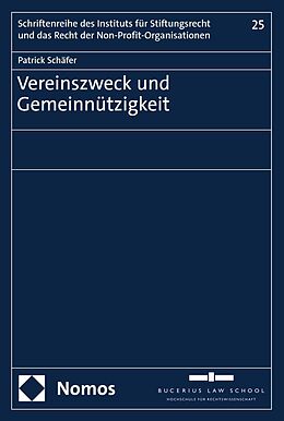 E-Book (pdf) Vereinszweck und Gemeinnützigkeit von Patrick Schäfer