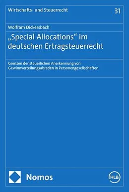 E-Book (pdf) Special Allocations" im deutschen Ertragsteuerrecht von Wolfram Dickersbach