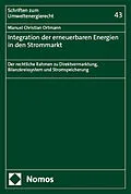 E-Book (pdf) Integration der erneuerbaren Energien in den Strommarkt von Manuel Christian Ortmann