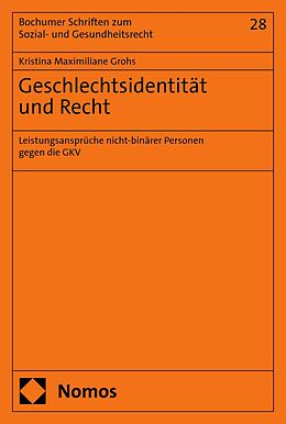 E-Book (pdf) Geschlechtsidentität und Recht von Kristina Maximiliane Grohs