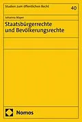 E-Book (pdf) Staatsbürgerrechte und Bevölkerungsrechte von Johanna Mayer